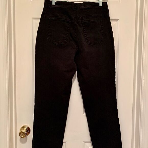 Black Gloria Vanderbilt Jeans Size 10 Short - Picture 5 of 6